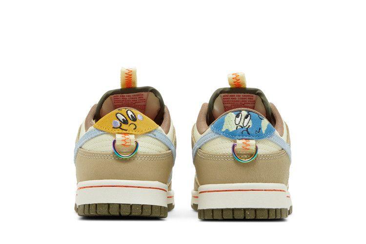 Men's Sneakers Nike Dunk Low Cartoon Yellow/Tan-Blue