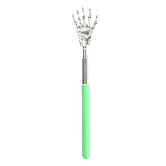 Extendable Stainless Steel Ghost Hand Back Scratcher Portable Telescopic Claw Massager Tool Funny Gift for Seniors Dad Men Women