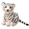 STOBOK Simulation Tiger Doll, White Tiger Plush Toy, Lucky Tiger Plush Toy, Tigger Plush Toy, Tiger Plush Toy, Parrot Plush Toy, Simulation Tiger