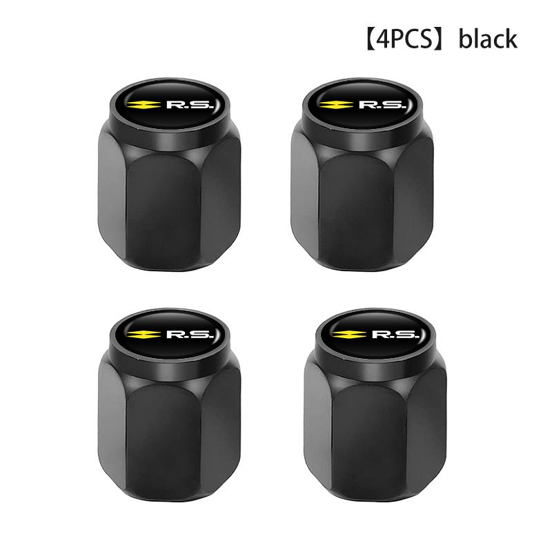 4PCS Car Tire Valve Caps Theftproof Aluminum Wheel Tyre Stem For Renault Cupra Ibiza RS Dacia Ateca Altea Arona Tarraco Leon A13