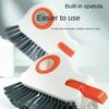 2PCS Window Track Cleaning Brush - Detachable Door and Window Side Brush, Glass Corner Cleaner, Plastic Side Seam Cleaning Plastic Brush