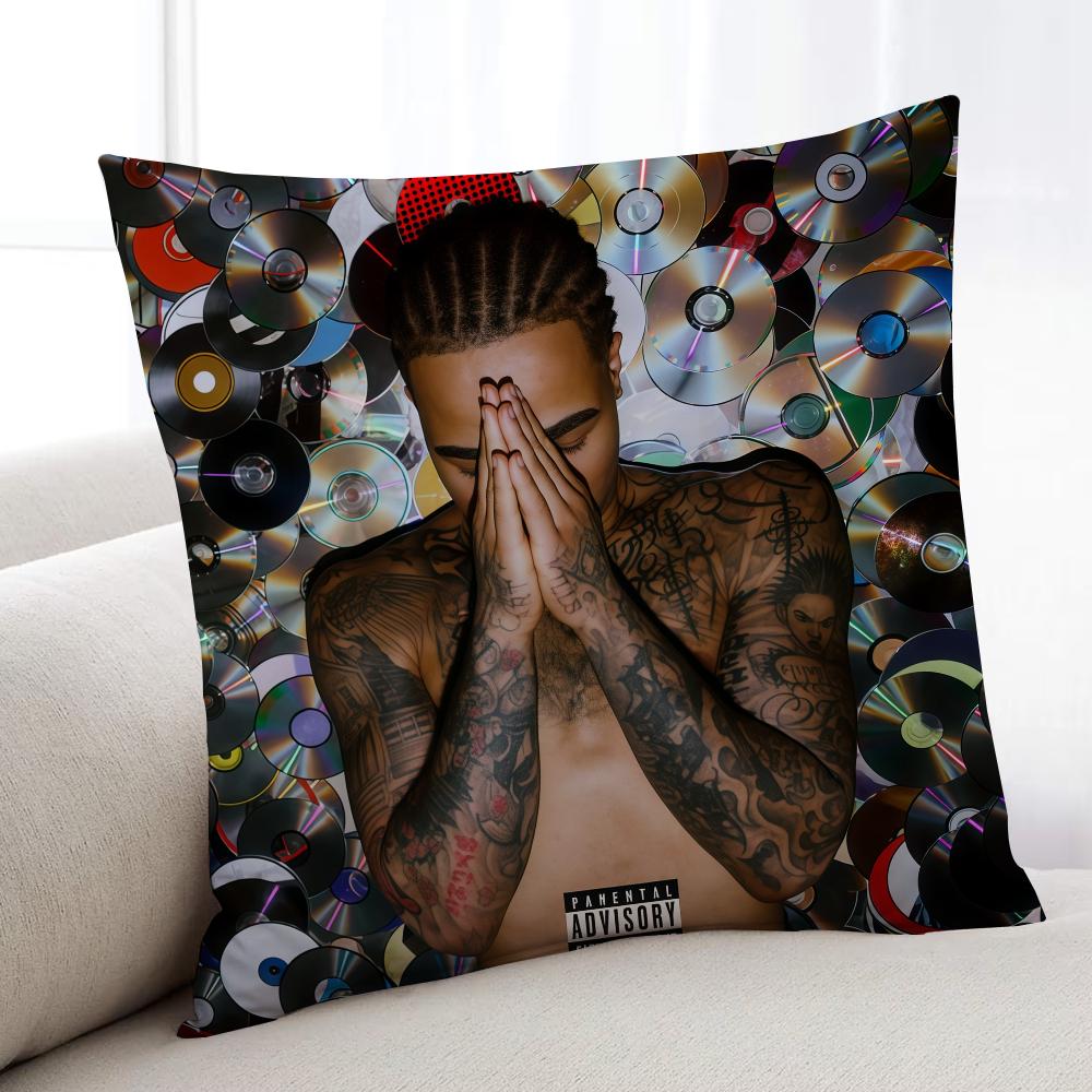 PPlaqueboymaxES Singer cushion cover Home Bedding Sofa living Room pillowcase Simple Soft Skin Cushion Cover Party Gift