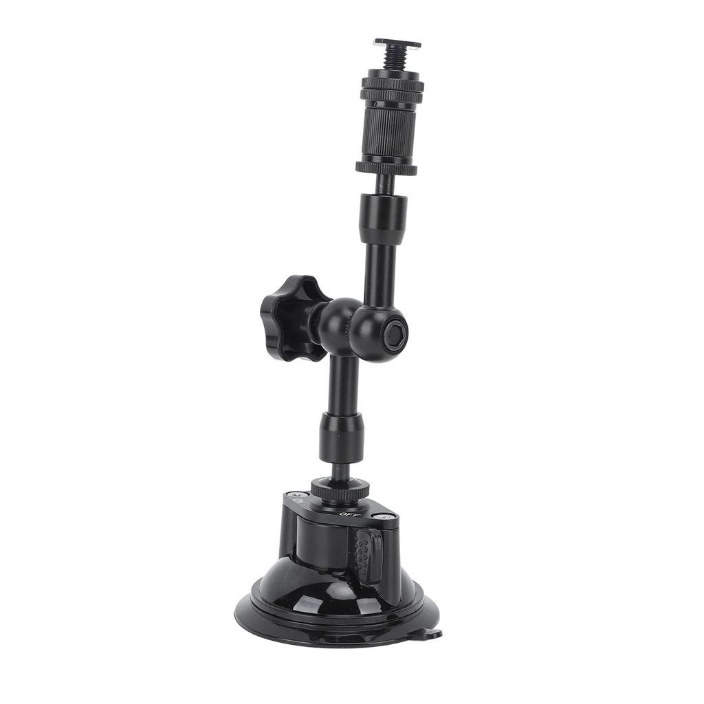 Автомобильное крепление на присоске для камеры, прочная поддержка, универсальное вращение на 360 градусов, основание 8 см для штатива камеры