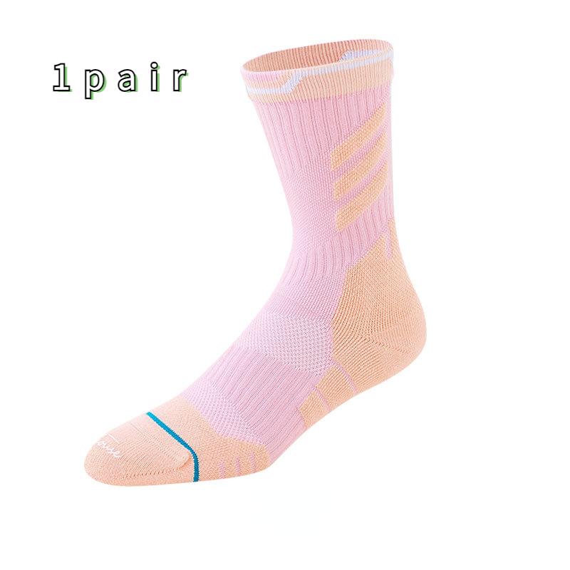Мужские утолщенные антибактериальные практичные баскетбольные элитные носки среднего размера 39–44, профессиональные спортивные носки