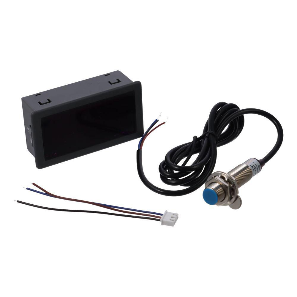 AC 110V-230V RPM измеритель скорости красный NPN датчик Холла бесконтактный переключатель токарные станки, конвейерные ленты