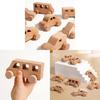 Wooden Baby Teething Push Car With Diy Assembly For Infant Development And Motor Skills