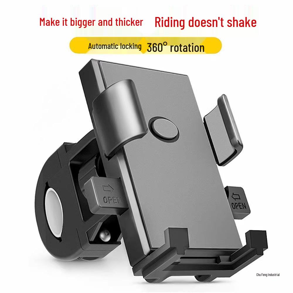 Electric Motorcycle & Bicycle Handlebar Phone Holder for Navigation