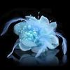 Large Women's Corsage Solid Color Lapel Pin Fashion Feather Fabric