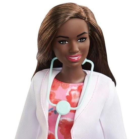 Barbie (Barbie) Work Doctor Dress-Up DollHouse from 3 Years Old White GYT29 J