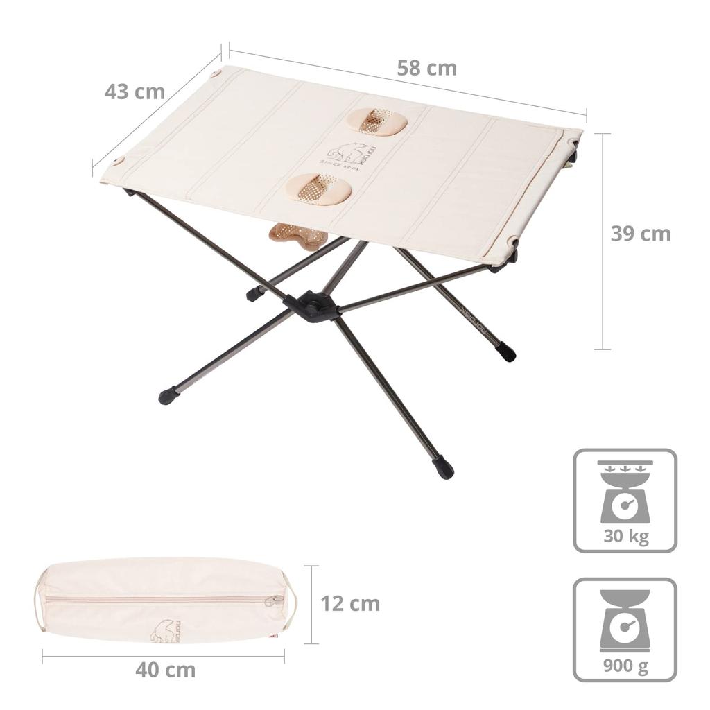 NORDISK Outdoor Camping Table RISSKOV TABLE 149058 Japanese [Genuine Product]