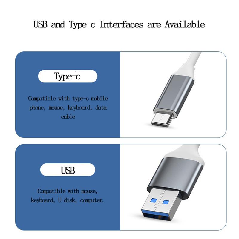 Новый USB 3.0 концентратор, 4 порта USB, высокоскоростной разветвитель Type C 5 Гбит/с для ПК, компьютерные аксессуары, многопортовый ХАБ, 4 порта USB 3.0 2.0