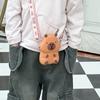 Zero Wallet Capybara Crossboday Bag Silica Gel Kawaii Animal Purse Capybara Shoulder Bag Friends