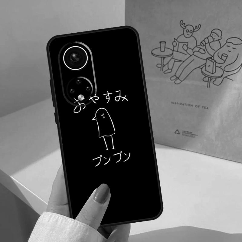 Чехол Oyasumi Punpun для Honor Magic 7 Lite 5 6 8 Pro Honor 400 200 Pro X9c X9b X9a X8a X8b 50 70 90