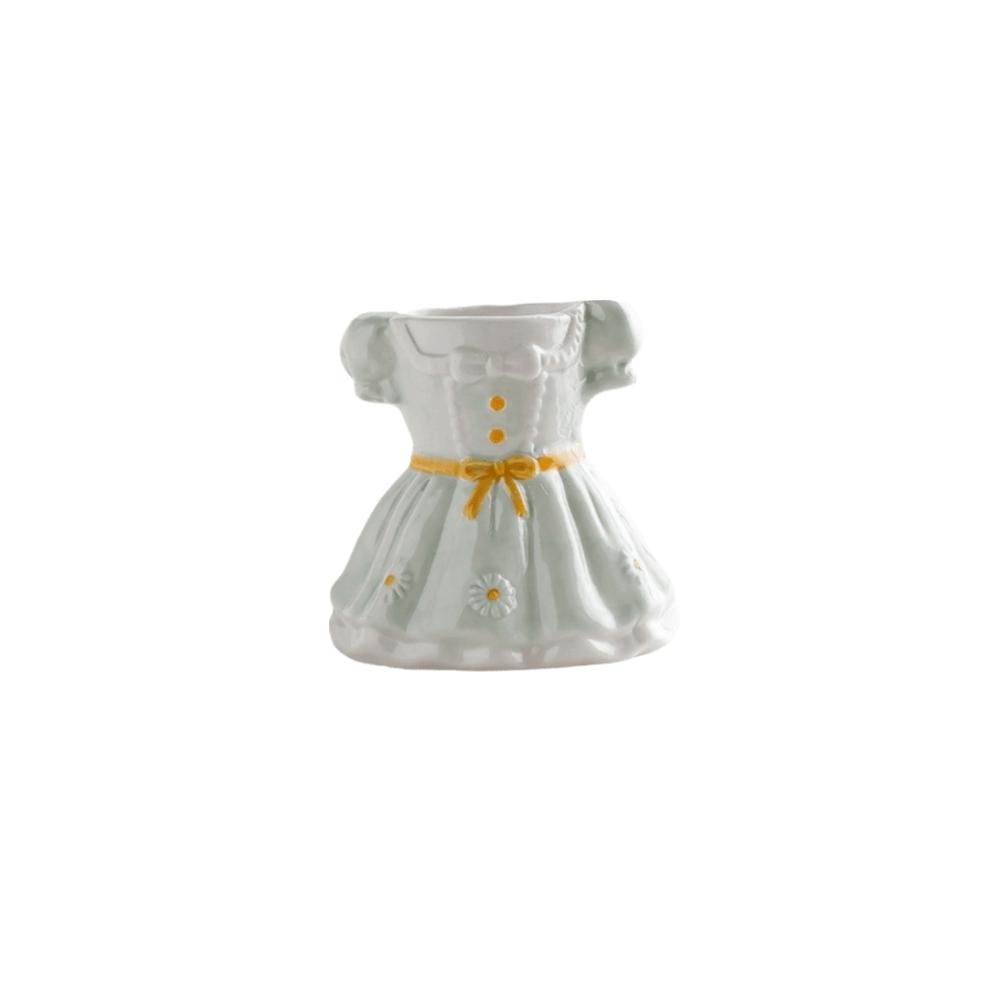 Ceramic Makeup Brush Holder Large Capacity Princess Dress Storage Box  Study Essential