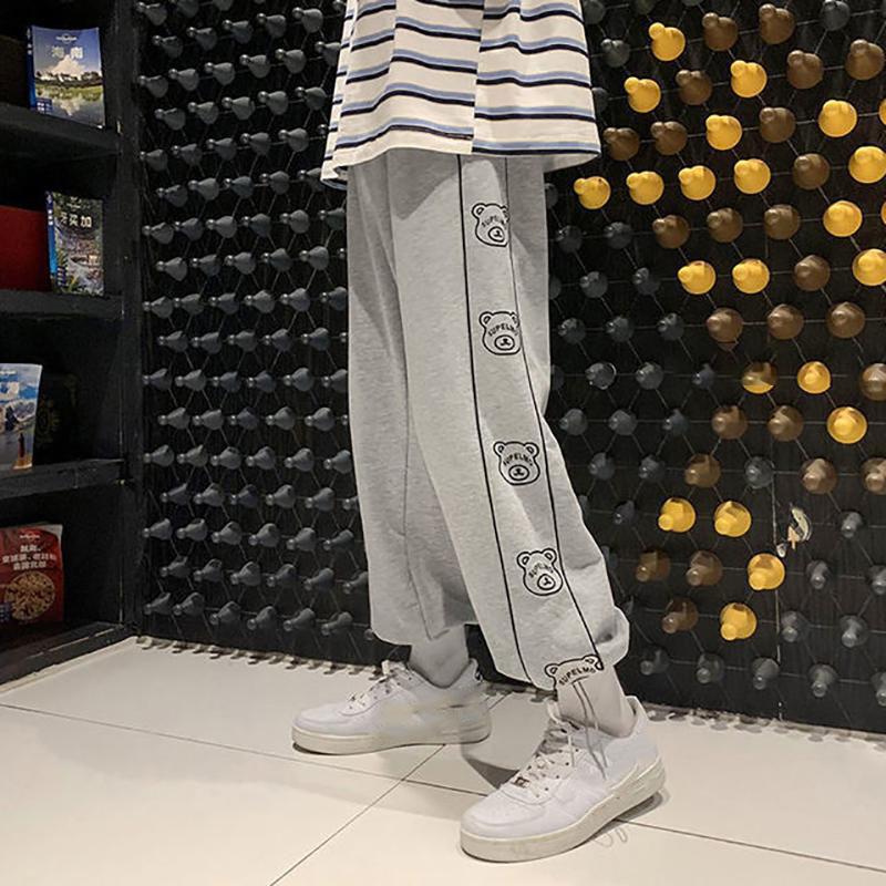 Розовые спортивные штаны, женские весенне-летние корейские прямые свободные брюки, тонкие универсальные брюки нишевого дизайна