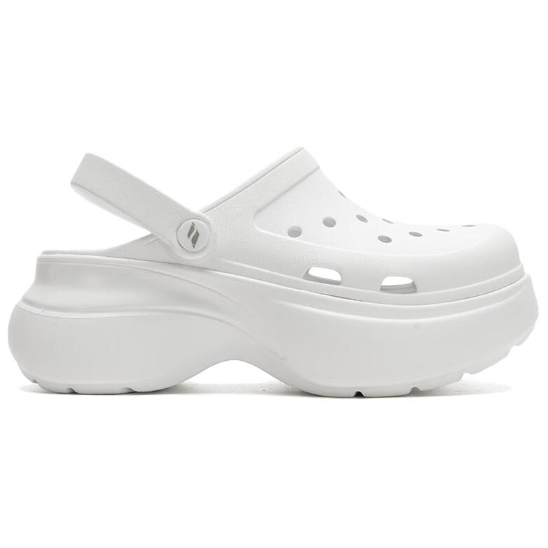 Skechers Удобные легкие повседневные универсальные летние пляжные туфли на платформе без шнурков Женская обувь Белый 111678-WHT