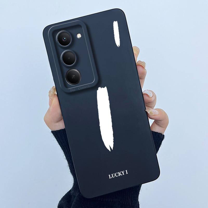 For Xiaomi Redmi 15 5G Cover Case Cute Initial Letters Couple Silicone Soft Matte Phone Bumper for REDMI15 5G Shockproof Casing