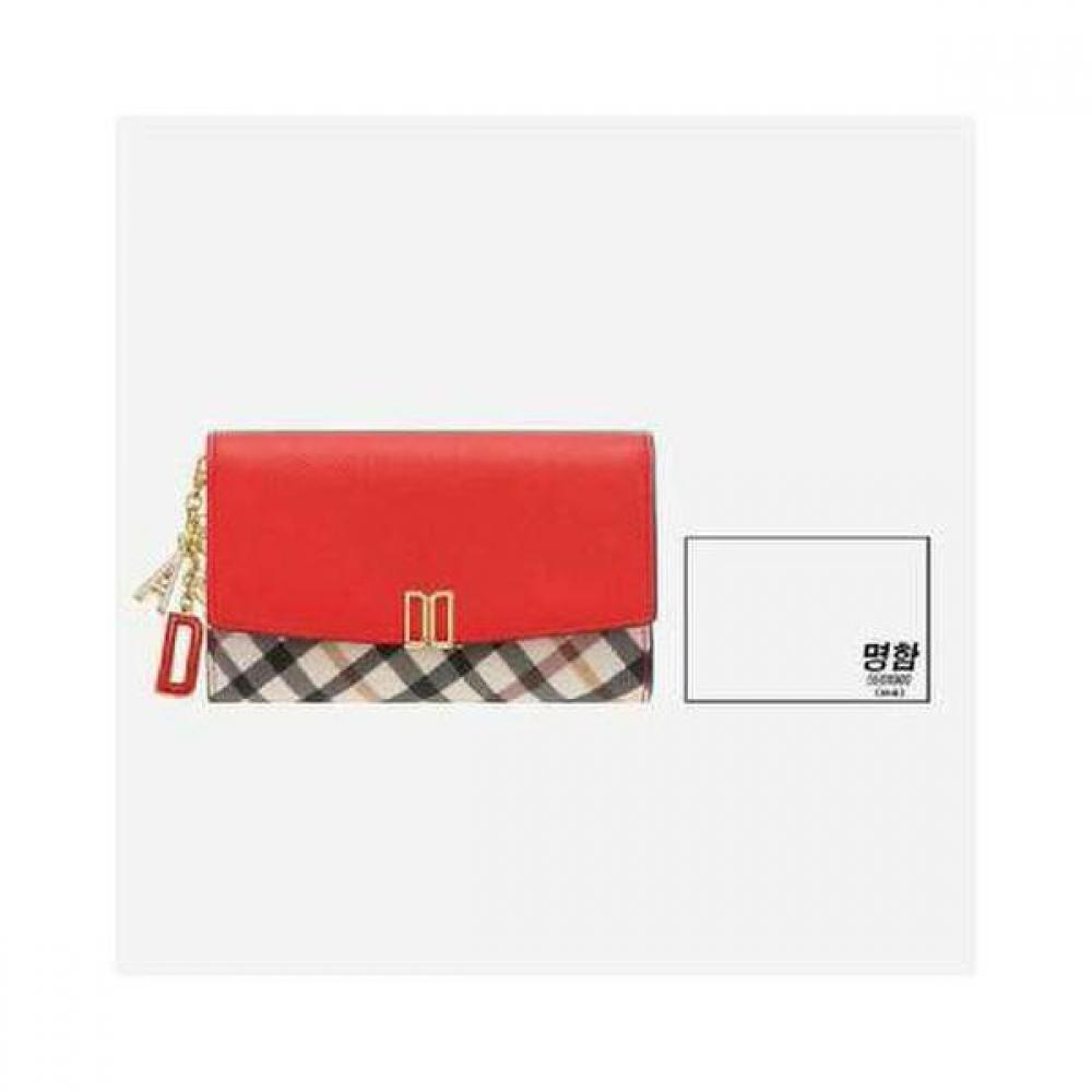 Daks Red Check 3 Fold Wallet Dcwa2f403r2