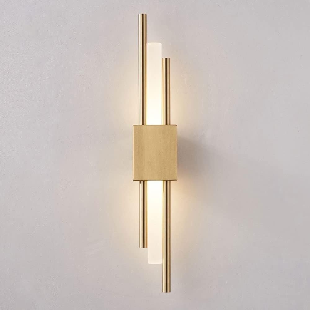 Nordic Creative Simple Retro Gold Strip Wall Lamp Suitable for Bedside/Entrance/Stairs Gold