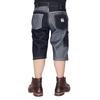Kojima Jeans Индиго Сделано из Денима Шорты RNB-1377 Елочка-36 Мульти-Комбо Рабочие/Брюки Маляра, Япония, Одна Стирка