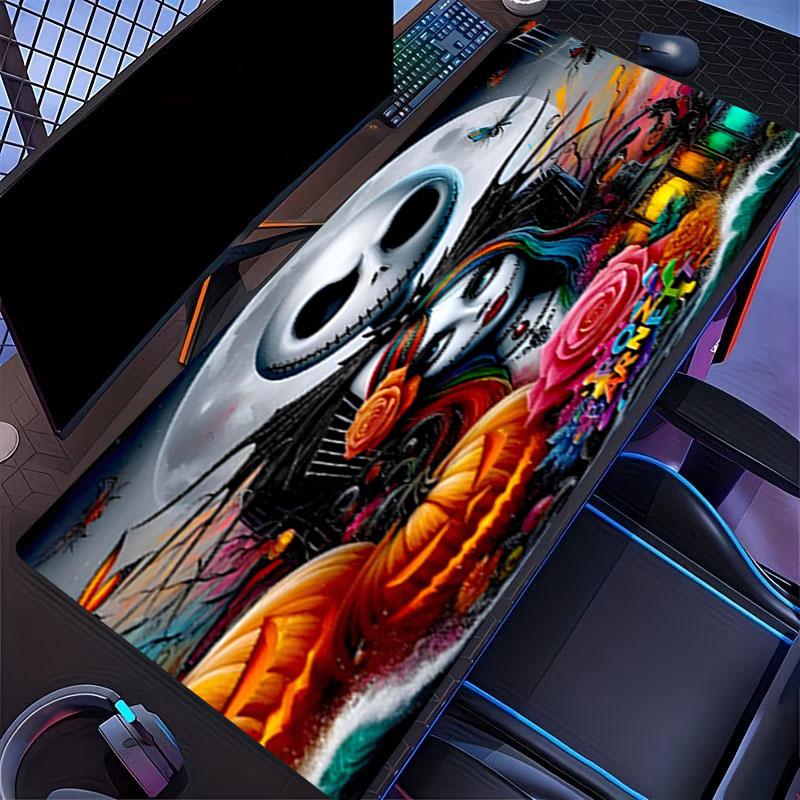 The Nightmare Before Christmas Print Mouse Pad, for Keyboard Pad Laptop PC Mat for Office Home Use, Desk Decor, Perfect Birthday Gift for Gamers