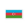 Aimant Drapeau Azerbaïdjan - Multicolore - 7 Cm - 50 Pièces - Résine Synthétique - Mixte