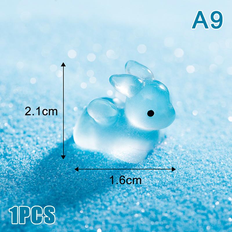 Luminous Marine Animal Ornament Mini Glow Animal Pendant Micro Fish Tank Crab Dolphin Octopus Decoration Landscape