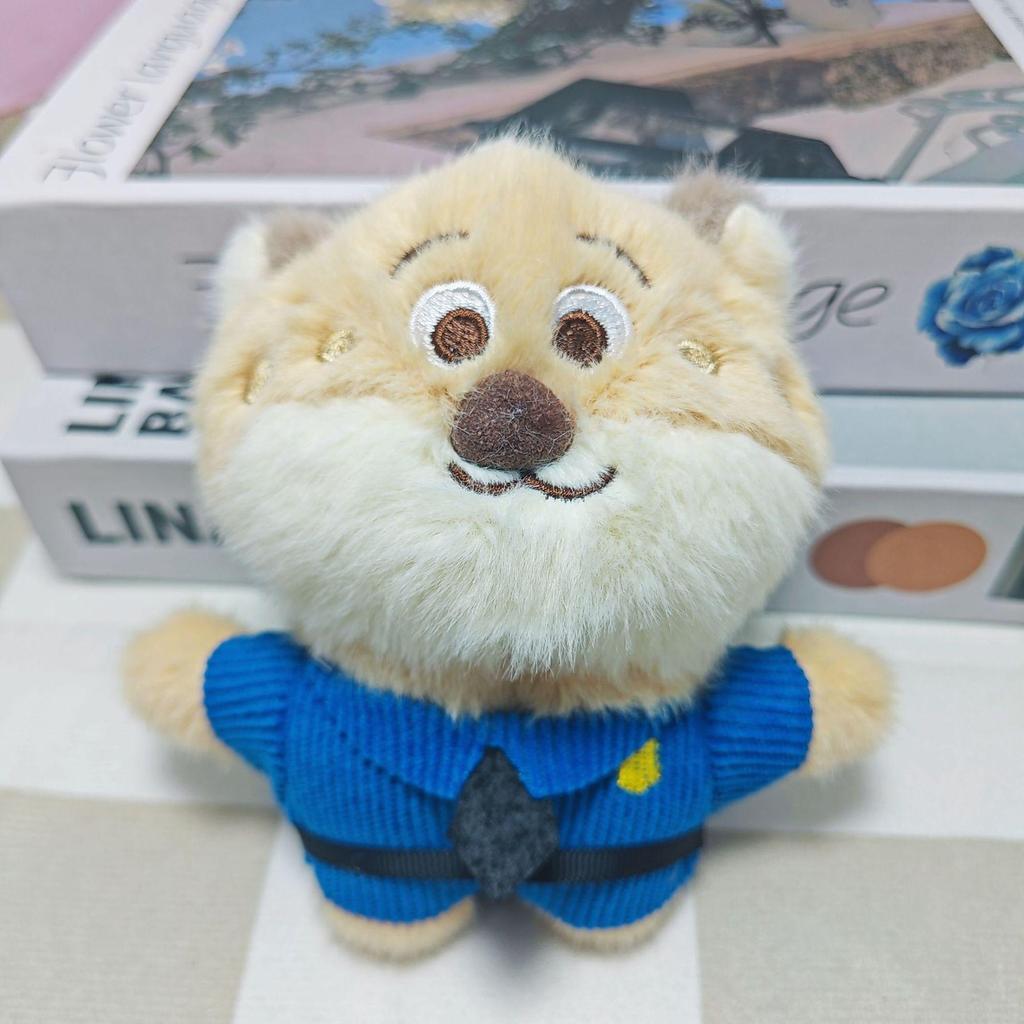 Zootopia Plush Toy Pendant: Nick the Fox, Judy Rabbit, Leopard, Officer Flash - 13cm