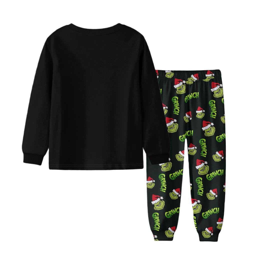 Children's  Boys And Girls Thin Two-piece  Long-sleeved Pants Two-piece