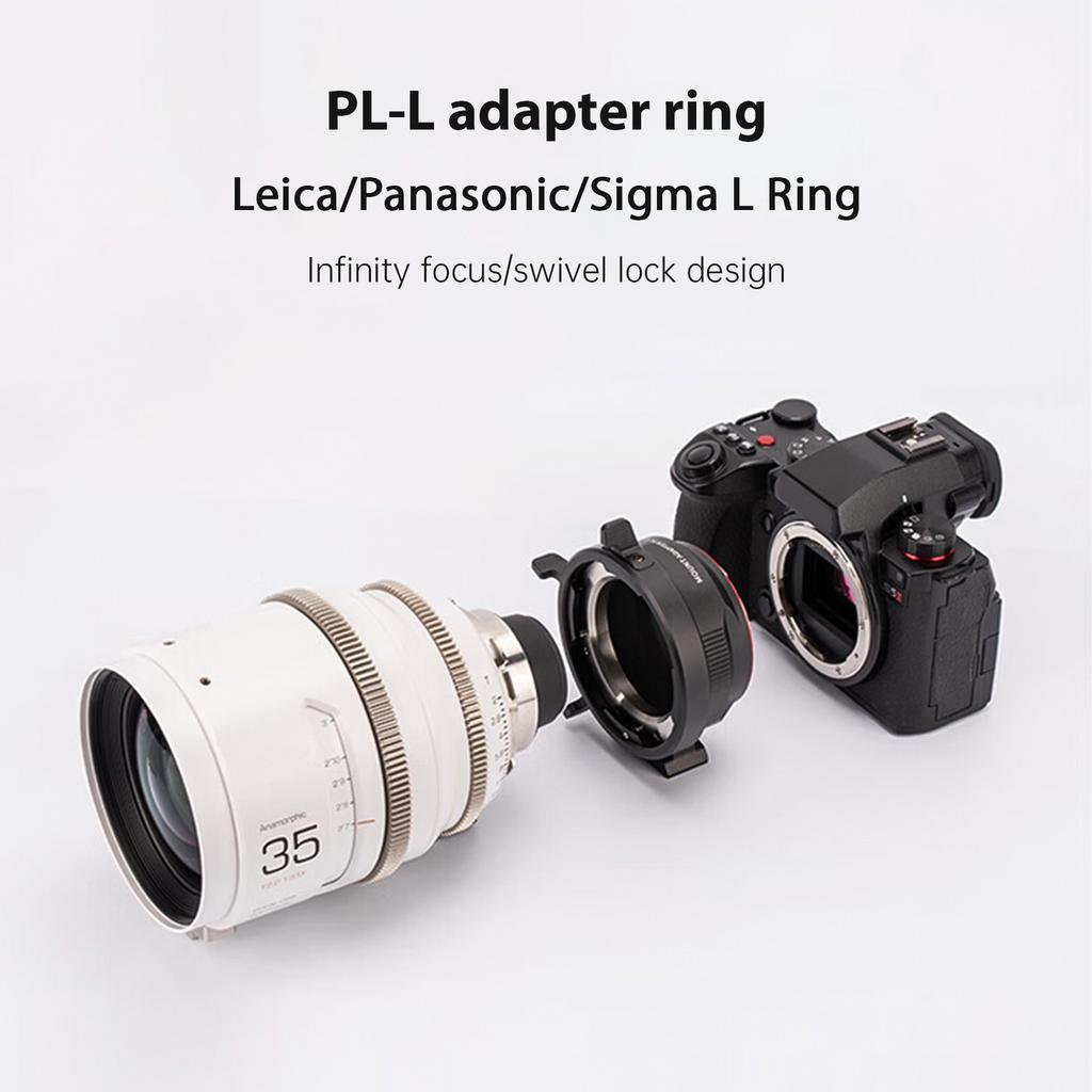 VILTROX PL-L Lens Mount Adapter Ring Manual Focus for PL Mount Series Lens Compatible with Leica