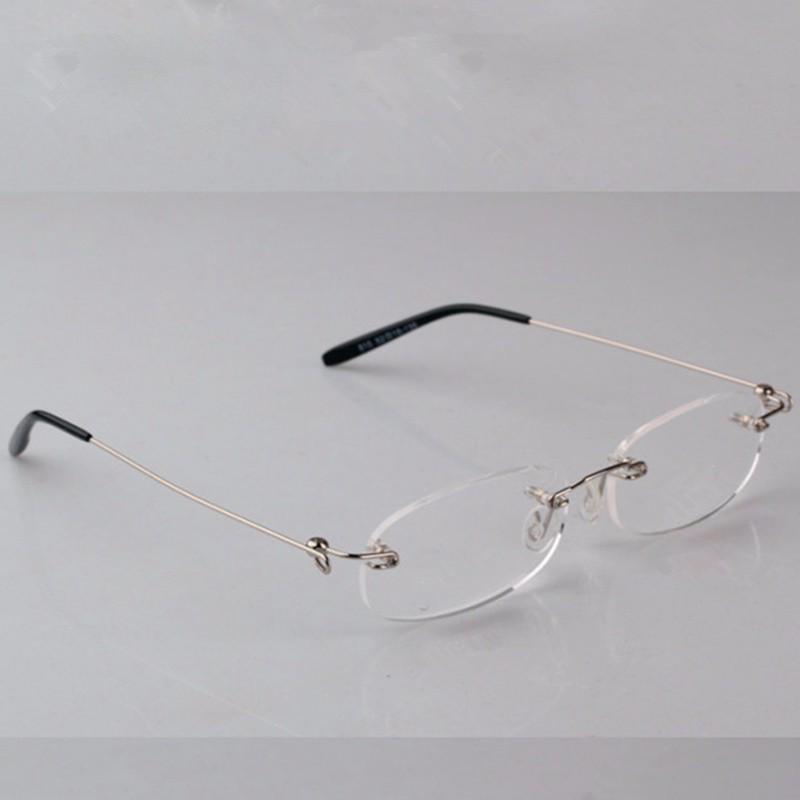 Ultralight Frameless Reading Glasses Unisex High-Definition Rimless Glasses