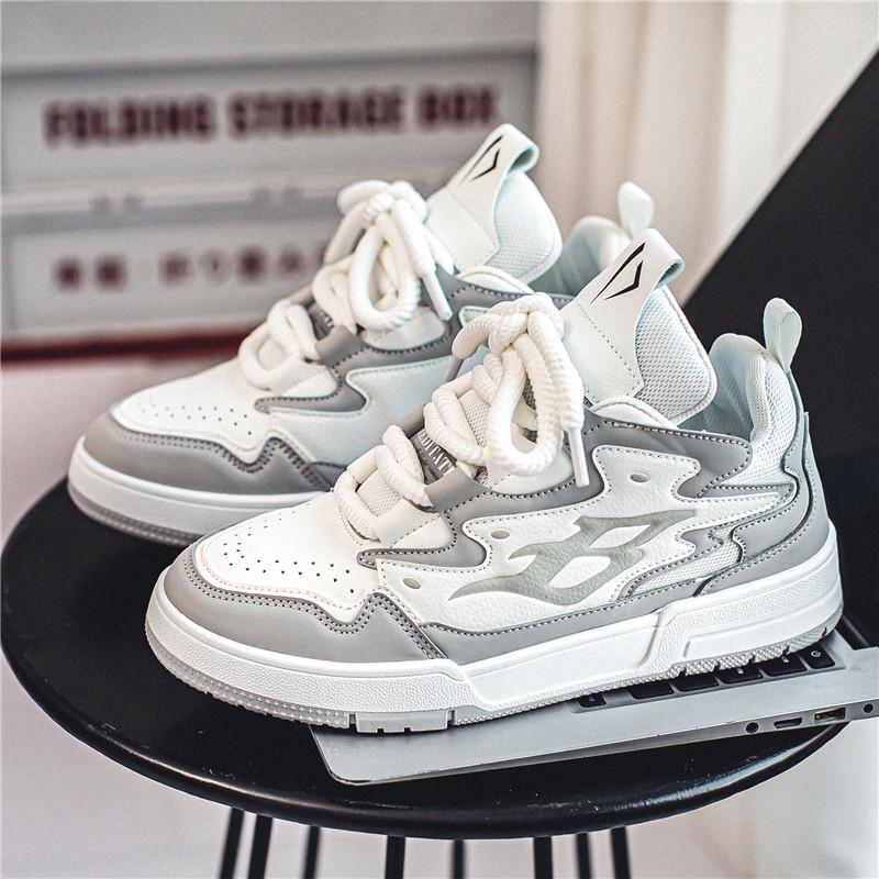 Новые кроссовки New Bread для мужчин, из ПУ, дизайнерские, на платформе, дышащие, массивные, для скейтборда, 2024, повседневные, низкие, вулканизированные, спортивная мужская обувь