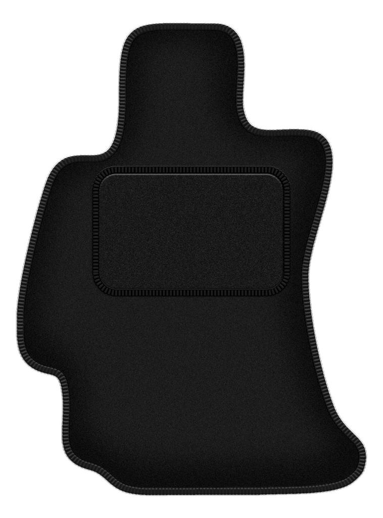 Driver's mat black for: Subaru Legacy V sedan, station wagon (2009-)