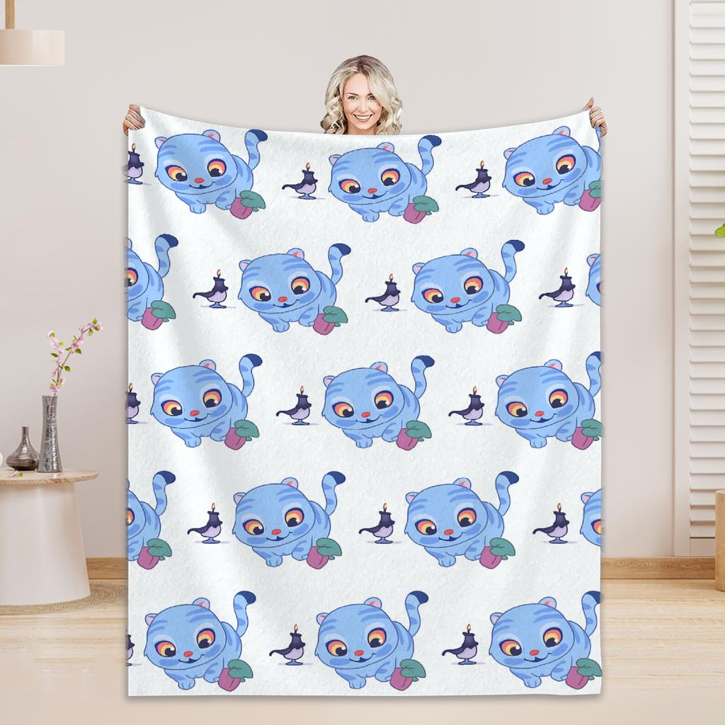 Fashion 3D Blanket K-POP D-Demon H-Hunters Soft Flannel Blanket Warm Comfortable Camping Home Fluffy Soft Blankets For Birthday