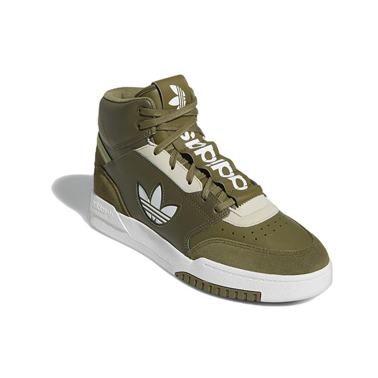 Adidas Originals Drop Step XL Retro Casual High-Top Sneakers Unisex Sneakers Dark-Green GZ1572