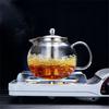 650ML/950ML/1300ML Glass Tea Maker Pot Kettle Water Strainer Inner Infuser Teapot with Stainless Steel Filter Tea Cup Set Gift