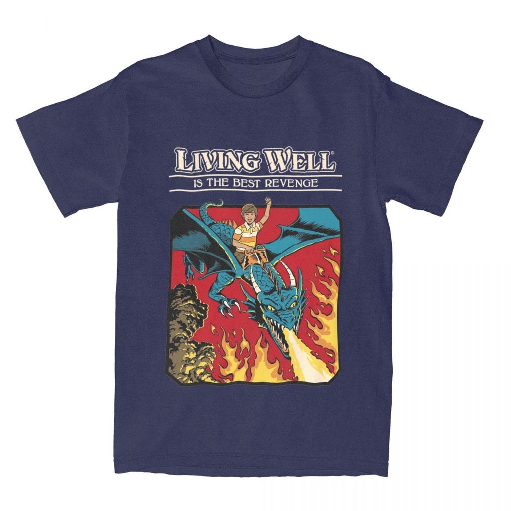 Футболки мужские и женские винтажные фантазийные сумасшедшие 100% хлопок с графическим принтом ткань