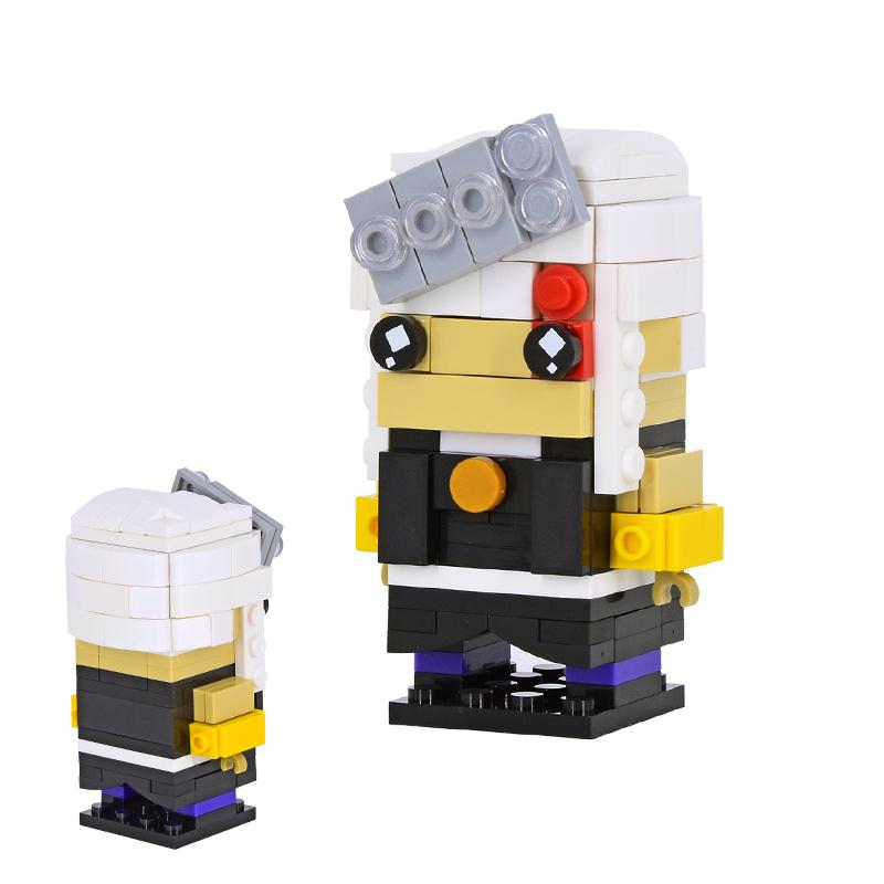 Набор MOC Кирпичи Мультфильм Фильм BrickHeadsed Модель DIY Фигурки Действия Сцена Строительные Блоки Игрушки Для Детей Подарок