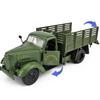 Классический военный транспортный грузовик НОАК JieFang CA10 Симуляция Литой и Игрушечный транспорт Звуки и Свет 1:36 Сплавная Модель Автомобиля