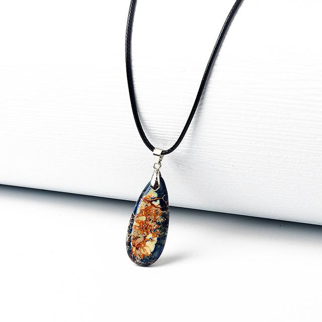 BLINGBAY женское ожерелье с подвеской из натуральной кожи, многоцветный кулон из воловьей кожи, ожерелье из веревки для девочек, вечерние, день рождения, рождественские украшения, подарок