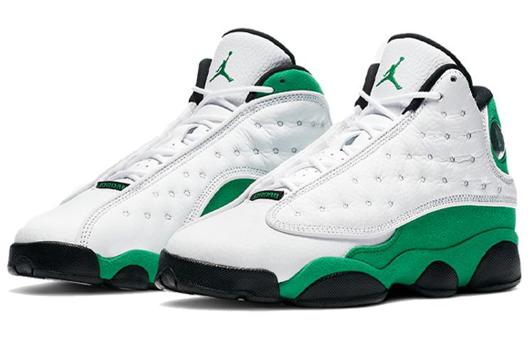 Jordan 13 Ретро 'Белый Счастливый Зеленый' GS DB6536-113