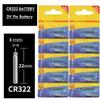 2/6/12 шт. долговечные рыболовные поплавки Батарейки 3 В литиевая штыревая батарея CR322