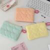 Candy Color Mini Clutch Bags Quilted Female Handbags Portable Storage Bag