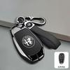 KYMI3 5 Buttons For Alfa Romeo Stelvio Giulia 2017-2024 4C Spider Zinc Alloy Leather Car Remote Key Case Protector Cover Shell Bag