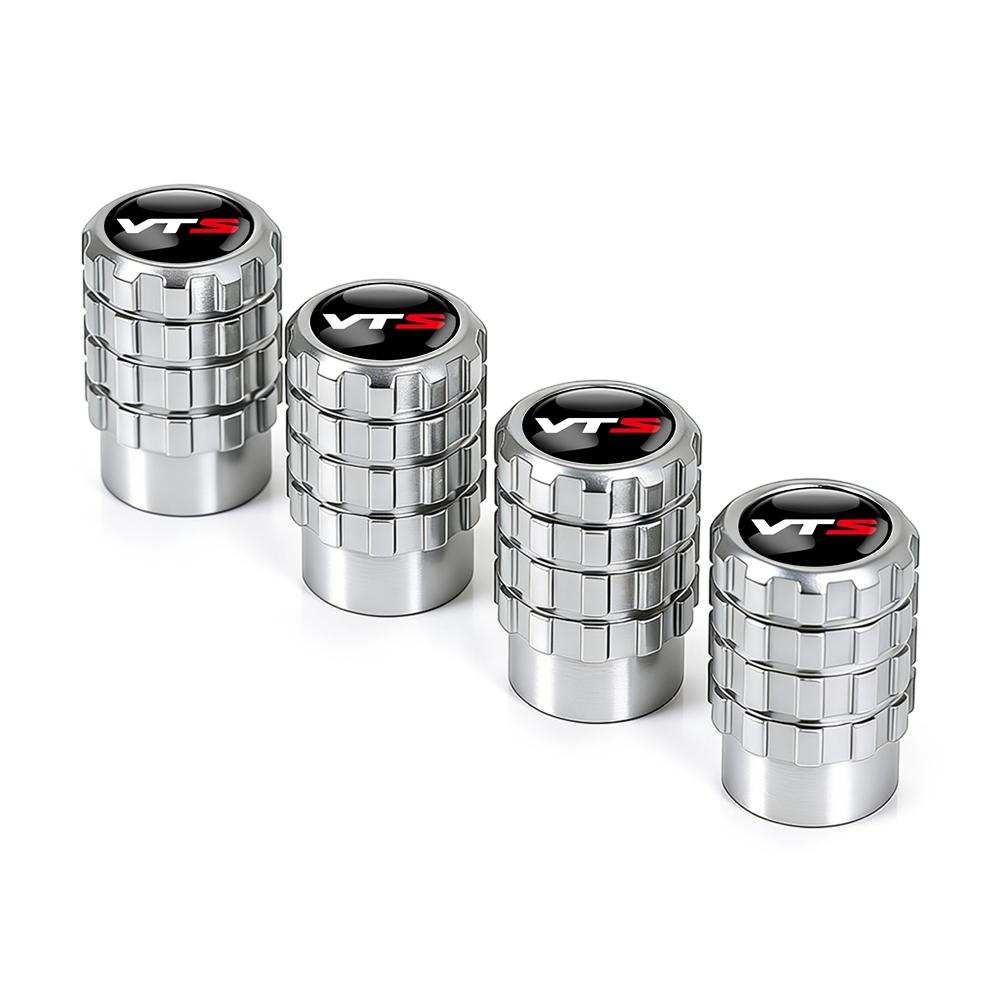 PEZN4 4pcs Aluminium Car Tire Valve Stems Caps Gear shaped Valve For Citroen C1 C2 C3 C4 C5 C6 C8 C4L DS3 DS4 DS5 VTS Auto Accessories