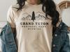 Grand Teton National Park Shirt, Wyoming T-Shirt, Adventure Shirt, National Park Shirt, Wanderlust Shirt, Wyoming Souvenirs