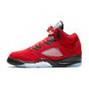 Детские кроссовки Air 5 Retro GS Raging Bull 2021 Red Varsity-Red Black 440888-600