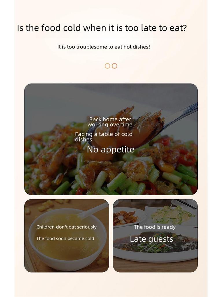 Intelligent Multifunctional Food Warming Board for Home and Office