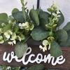 Simulation Leaf Wreath Artificial Garland Hanging Pendants Wedding Decoration