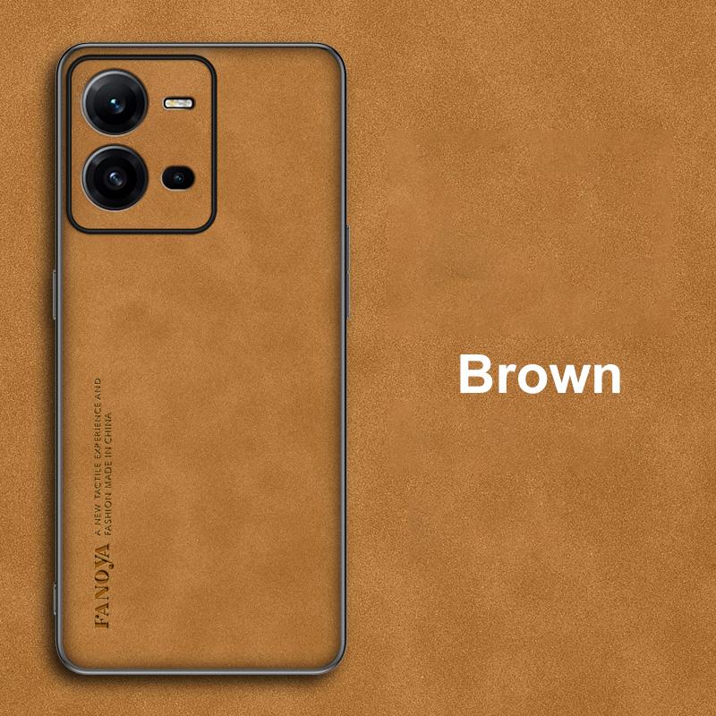 Роскошный чехол из искусственной кожи для Vivo V25 Pro V25E, матовый силиконовый чехол для телефона с полной защитой для Vivo Y35 Y16 4G Y22 Y22S Coque